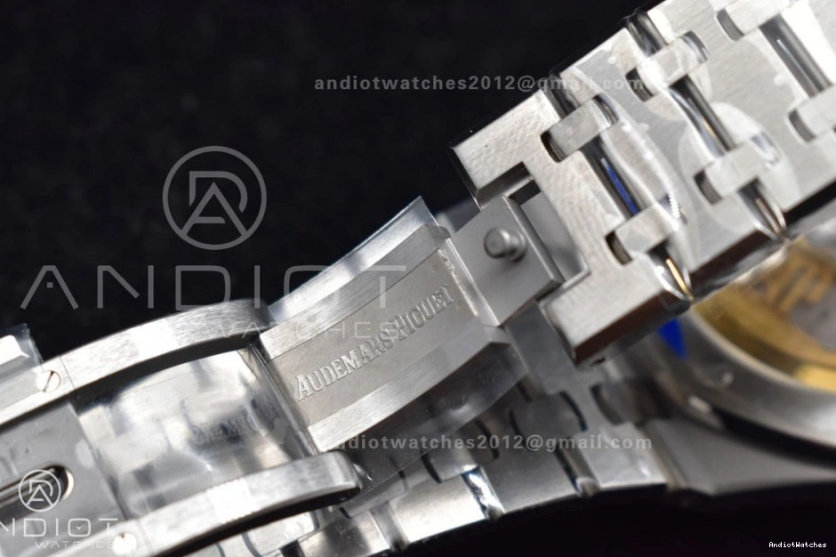 Royal on Bracelet SS Super SS Clone 15500 1:1 Oak APSF Blue Textured 41mm 445 Best Lightweight Dial A4302 Edition 1011